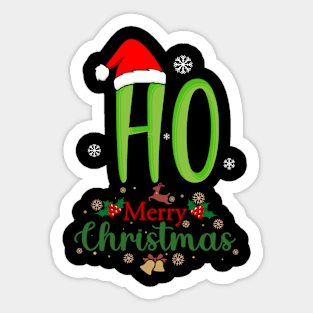 MERRY CHRISTMAS FUNNY T-SHIRT T-SHIRT Sticker